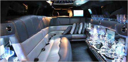 California Hummer Limo Interior