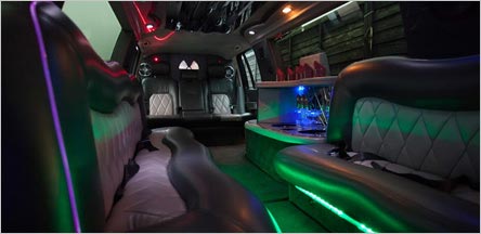 Range Rover Stretch Limousine Interior California