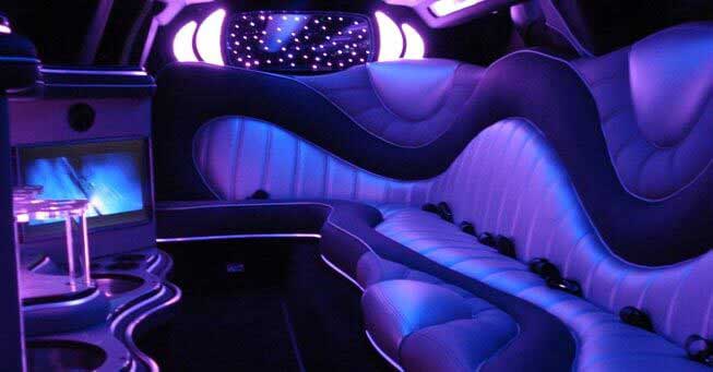 California Chrysler 300 Limo Interior