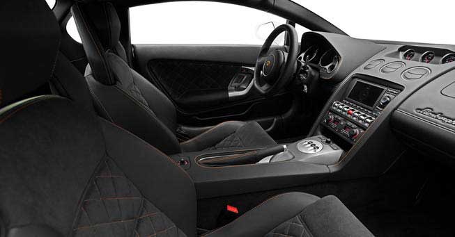 California Lamborghini Gallardo Interior
