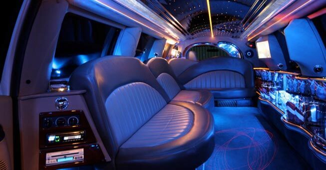 California Range Rover Stretch Limo Interior